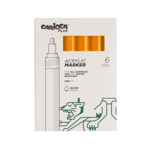 Carioca PLUS orange acrylic marker