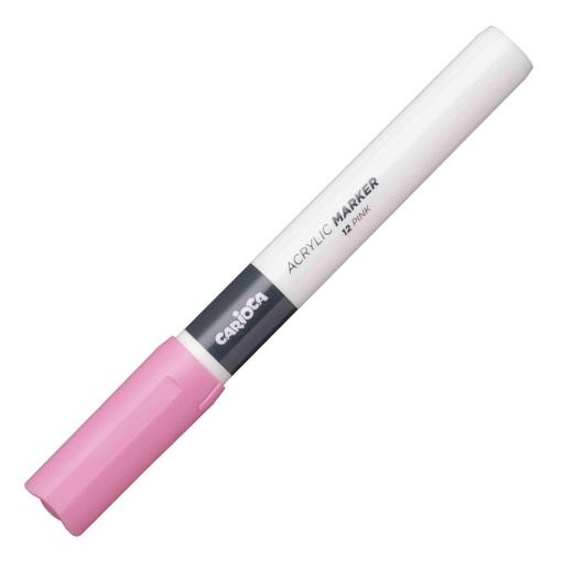 Marcador Acrílico CARIOCA Plus Rosa