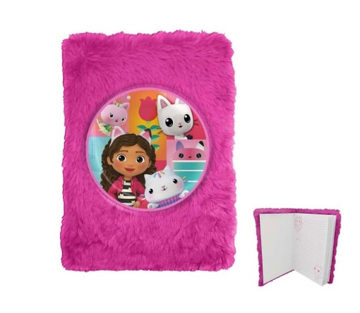 Caderno de Pelúcia A5 GABBY'S DOLLHOUSE Rosa