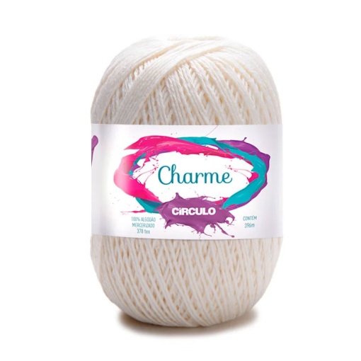 Fio de Crochet CÍRCULO Charme 150g Off-white 8176