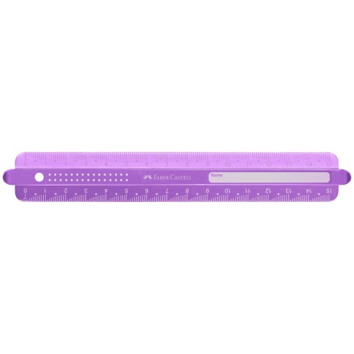 Régua FABER-CASTELL Sparkle 15cm sortido