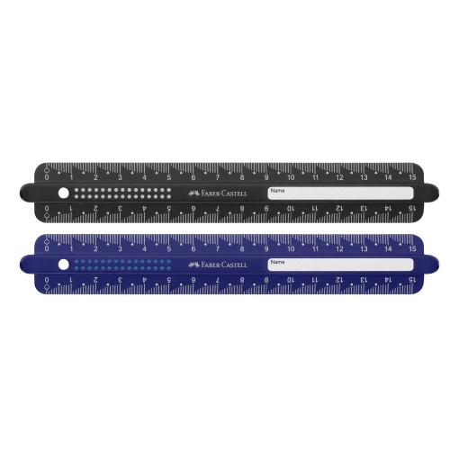 Régua FABER-CASTELL Dots 15cm Sortido
