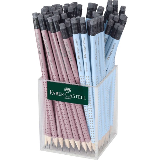 Lápis grafite FABER-CASTELL Grip 2001 B nº1 sortido