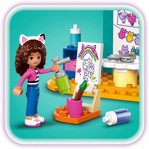 LEGO Gabby's Dollhouse Artes com o Bebé Cartão 10795