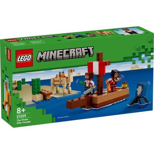 LEGO MINECRAFT A Viagem do Barco Pirata 21259
