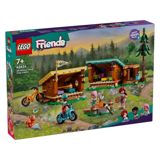 LEGO Friends Cabanas Confortáveis do Campo Aventura 42624