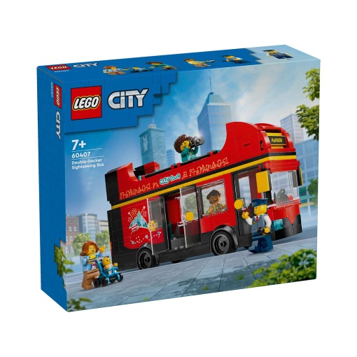 LEGO City Autocarro Turístico Vermelho de 2 Pisos 60407