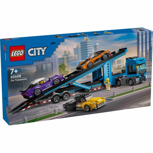 LEGO City Camião Transportador de Carros com Carros Desportivos 60408