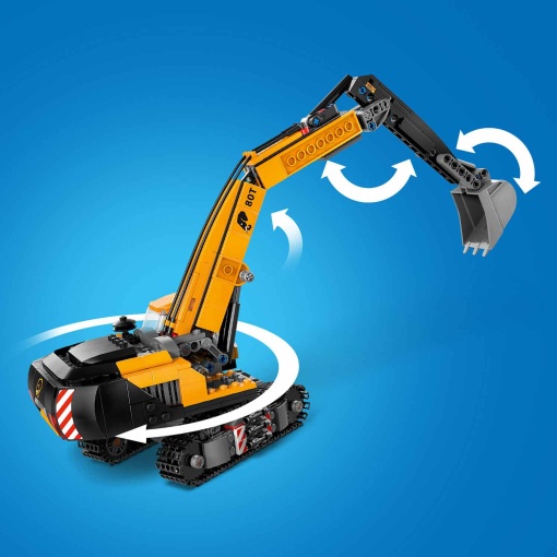 LEGO City Escavadora de Construção Amarela 60420