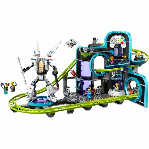 LEGO City Parque de Diversões com Montanhas-Russas do Mundo dos Robôs 60421