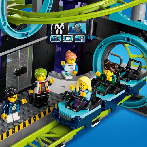 LEGO City Parque de Diversões com Montanhas-Russas do Mundo dos Robôs 60421