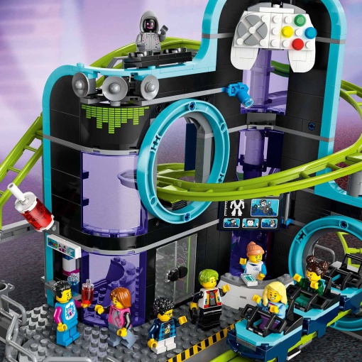 LEGO City Parque de Diversões com Montanhas-Russas do Mundo dos Robôs 60421