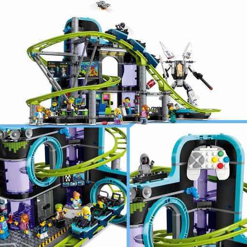 LEGO City Parque de Diversões com Montanhas-Russas do Mundo dos Robôs 60421