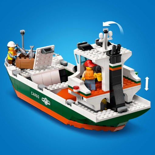 LEGO City Porto Marítimo com Navio de Carga 60422