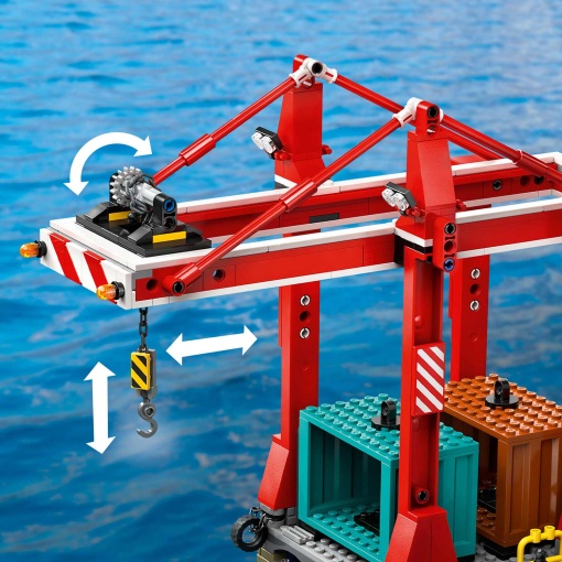 LEGO City Porto Marítimo com Navio de Carga 60422