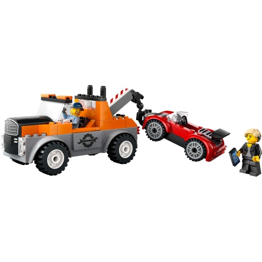 LEGO City Camião-Reboque e Reparação de Carro Desportivo 60435