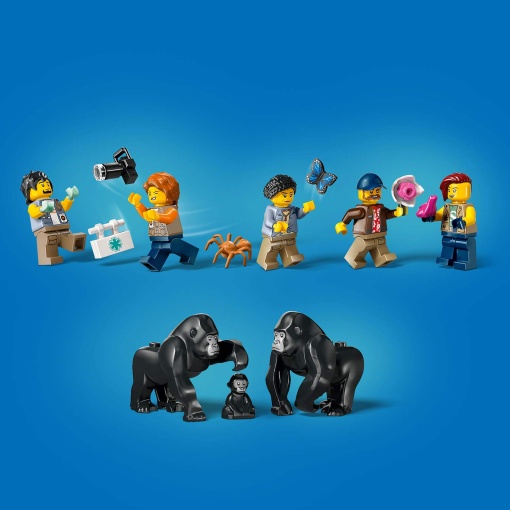 LEGO City Helicóptero Explorador da Selva no Acampamento 60437