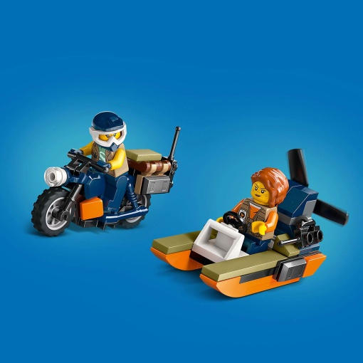 LEGO City Helicóptero Explorador da Selva no Acampamento 60437