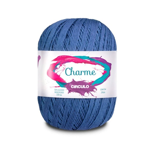Fio de Crochet CÍRCULO Charme 150g Náutico 2931