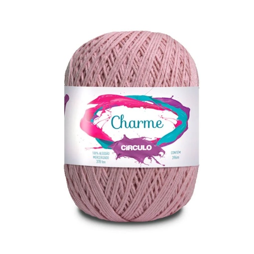 Fio de Crochet CÍRCULO Charme 150g Rosa Antigo 3227