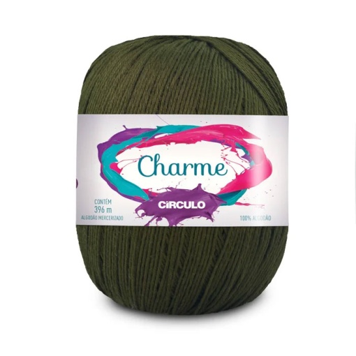 Fio de Crochet CÍRCULO Charme 150g Verde Arbusto 5164