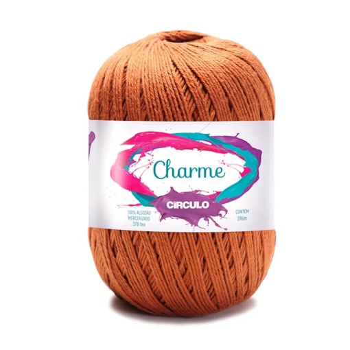 Fio de Crochet CÍRCULO Charme 150g Mogno 7504