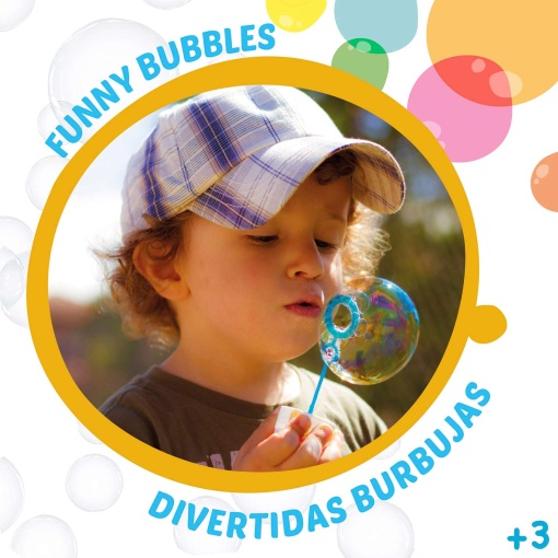 Burbujas de jabón azules Bubble World 60 ml surtidas