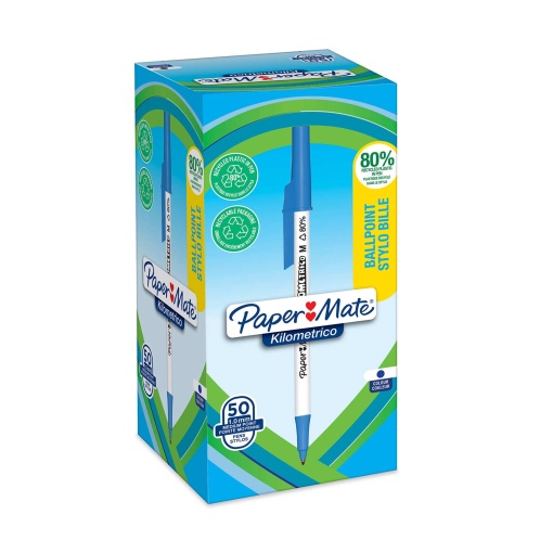 Esferográfica PAPER MATE kilométrico azul