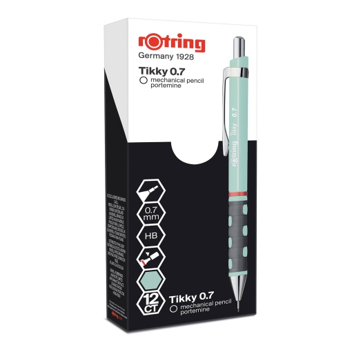 ROTRING Tikky mechanical pencil 0.7mm pastel green