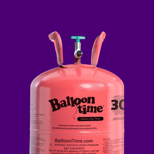 Garrafa de Hélio Descartável para 30 balões Balloon Time