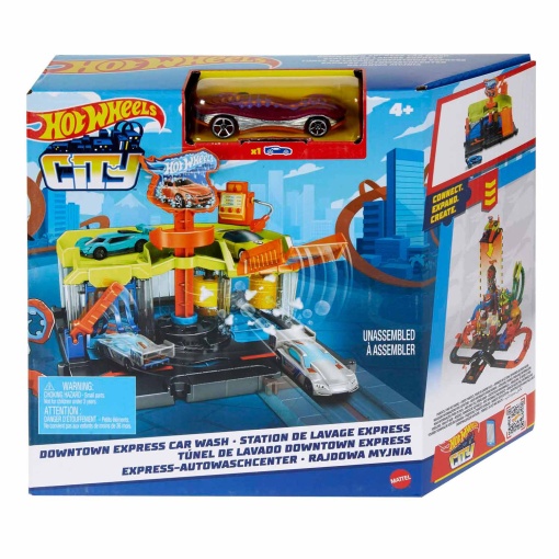 Hot Wheels City Lavagem Automática Expresso MATTEL HDR24/HDR27