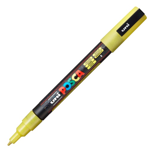 Marcador UNI Posca Pc-3ml fino 0,9-1,3mm amarelo 2