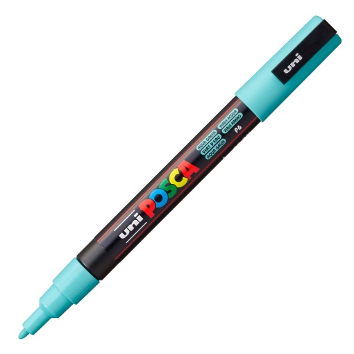 Marcador UNI Posca Pc-3m fino 0,9-1,3mm verde claro P6