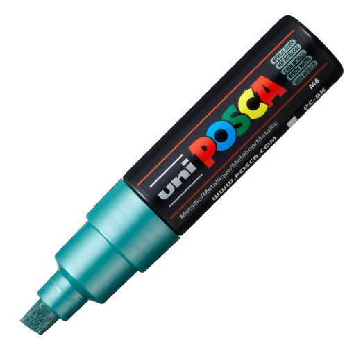 Marcador UNI Posca Pc-8k grosso 8mm verde metálico M6