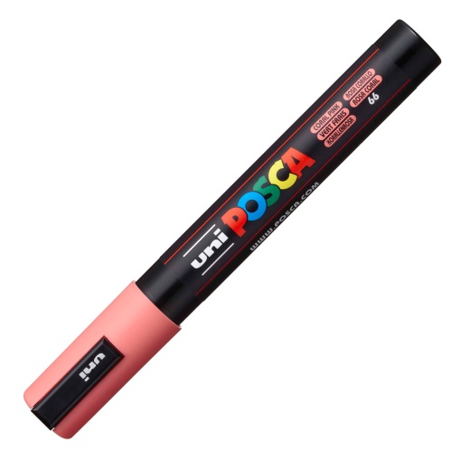 POSCA PC-5M Medium Marker, 1.8-2.5mm, Pink, 66