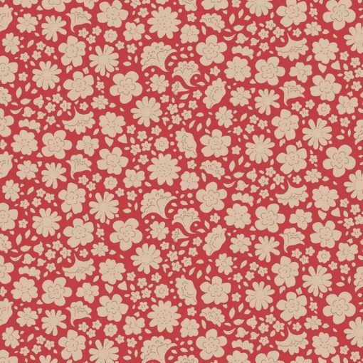 Tecido TILDA Creating Memories Carla Red 1x1,10m