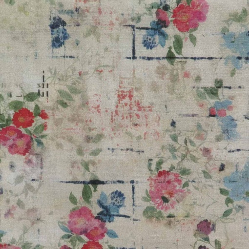 Tecido shabby chic flores 1x1,50m 4957