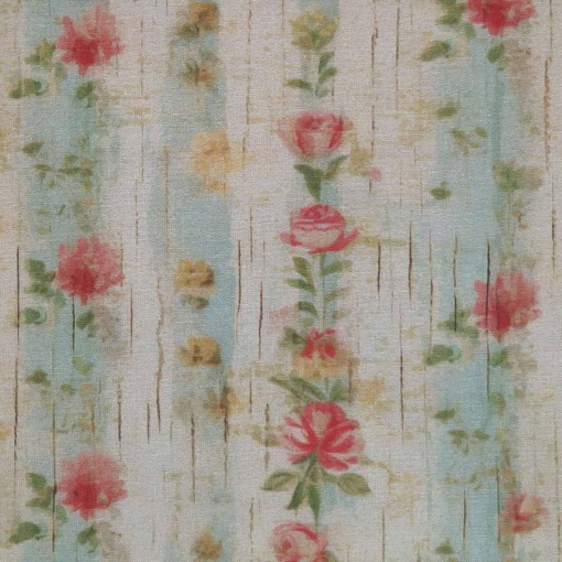 Tecido shabby chic flores 1x1,50m 4961