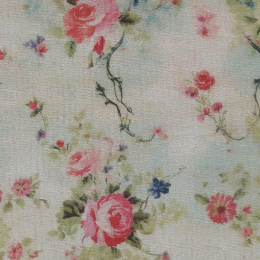 Tecido shabby chic flores 1x1,50m 4962