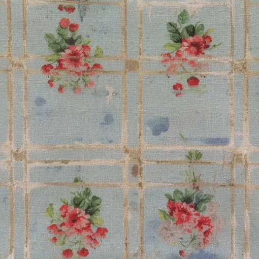 Tecido shabby chic flores 1x1,50m 4968