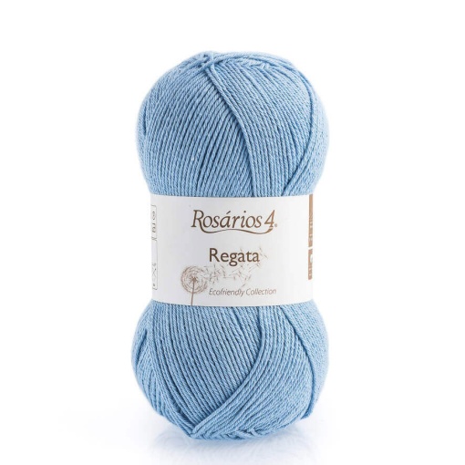 Fio de Tricot Rosários 4 Regata 100g Azul Céu 87