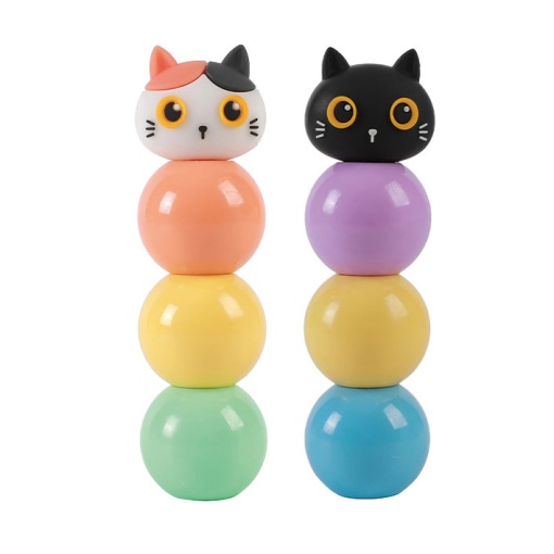Sublinhador I-TOTAL Gato 3 Cores