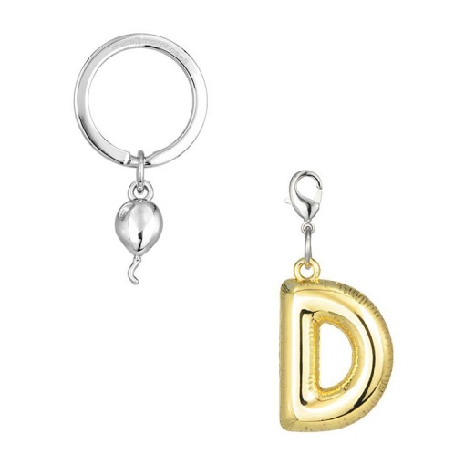 Porta-chaves Metamorphose letra "D"