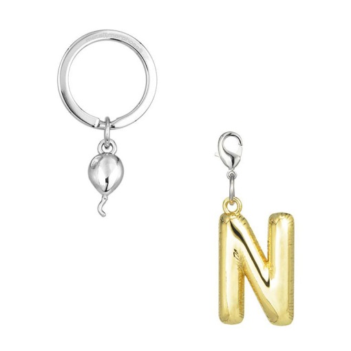 Porta-chaves Metamorphose letra "N"