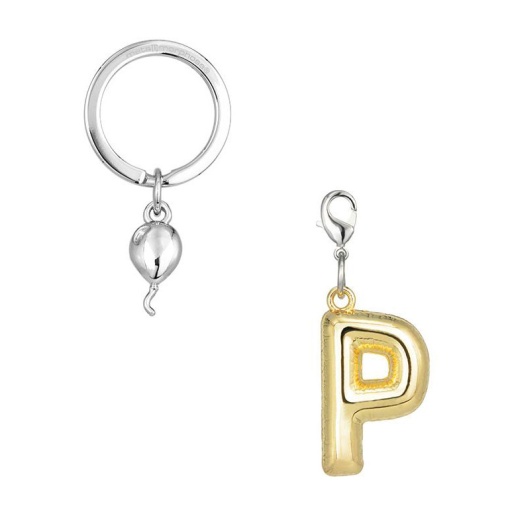 Porta-chaves Metamorphose letra "P"