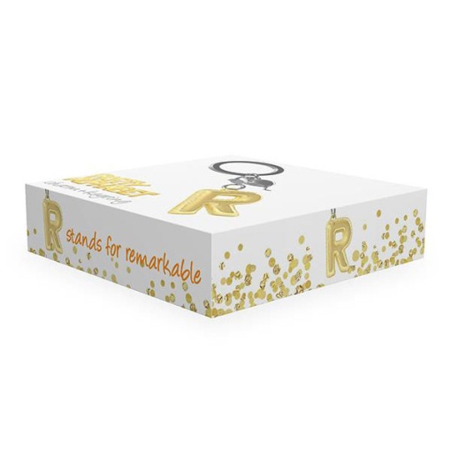 Porta-chaves Metamorphose letra "R"