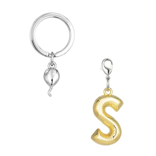 Porta-chaves Metamorphose letra "S"