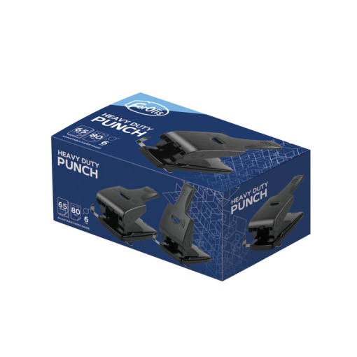 Furador FOROFIS 65 folhas preto