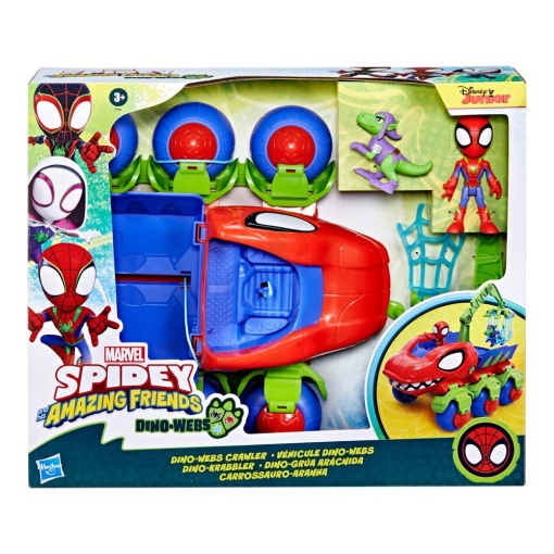 Spidey And His Amazing Friends Spidey + Dino + Carrossauro-aranha MARVEL HASBRO
