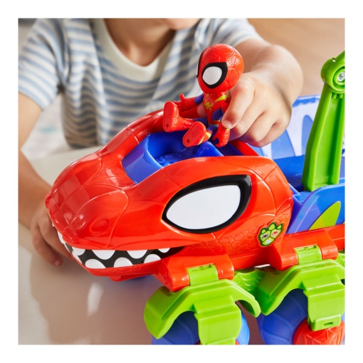 Spidey And His Amazing Friends Spidey + Dino + Carrossauro-aranha MARVEL HASBRO